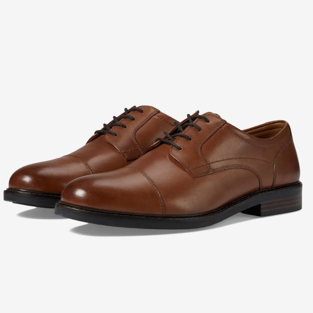 Johnston & Murphy Mason Cap Toe shoes, men’s size 7